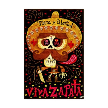 Trademark Fine Art Jorge R. Gutierrez 'Viva Zapata' Canvas Art, 22x32 IC00911-C2232GG